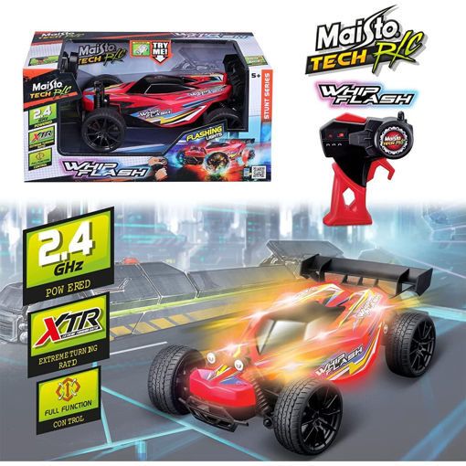 Picture of Maisto Whipflash Red Remote Control Car 2.4Ghz